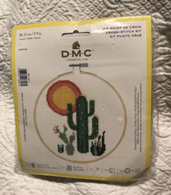 NIP Cross Stitch Kit DMC Southwestern Cactus Garden Sun 15 cm / 5.9" Maker Craft - $12.72