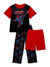 Spider-man marvel avengers 3-piece pajama set nwt boys size 6 - $19.18