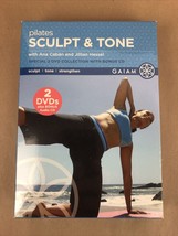 GAIAM Pilates Sculpt and Tone DVD, 2005, 2-Disc Set with Bonus Audio CD ... - $8.99