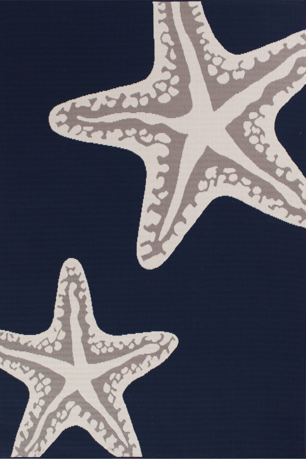 5x7 (5' x 7'3") Starfish Nautical Tropical Coastal Blue Indoor Outdoor