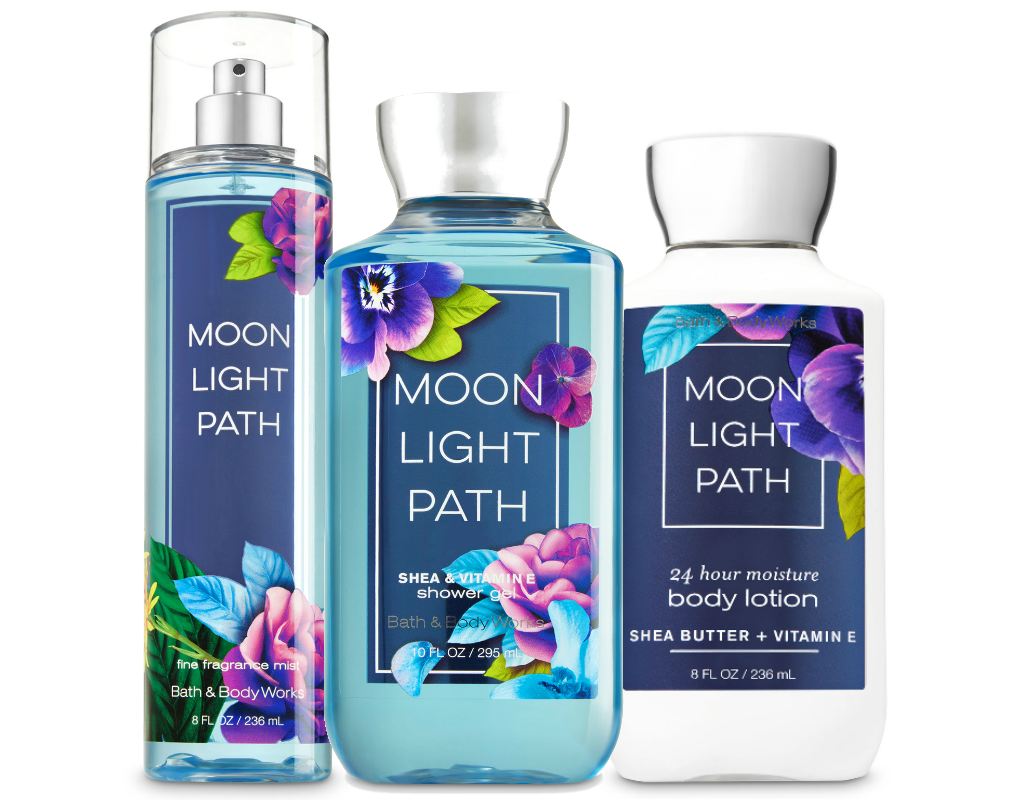 BATH & BODY WORKS Moonlight Path Trilogy Gift Kit Mixed Items