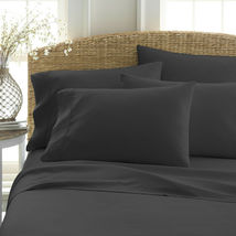 6 Piece Deep Pocket 2100 Count Soft Egyptian Bamboo Comfort Feel Bed Sheet Set   image 6
