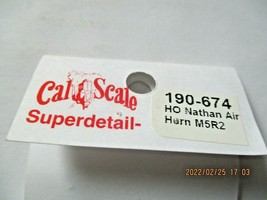 Cal Scale # 190-674 Nathan Air Horn M5R2 1 Per Pack HO-Scale image 2