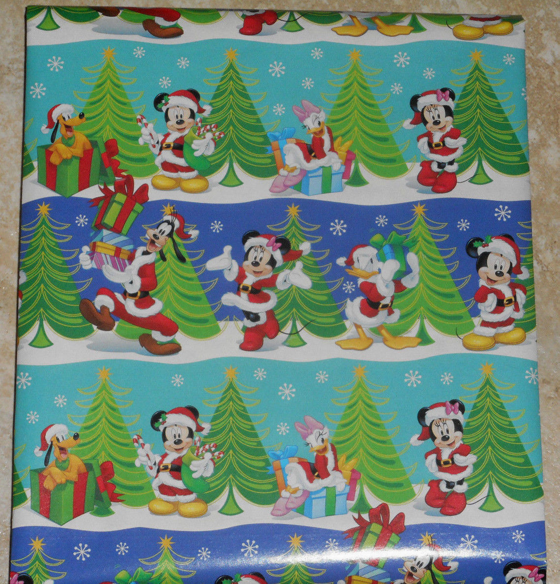 Mickey Mouse Christmas Wrapping Paper 