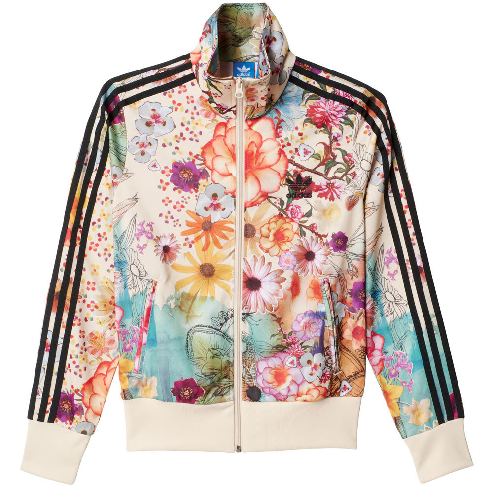 New Amazing Adidas Firebird Track top Floral and 30 similar items