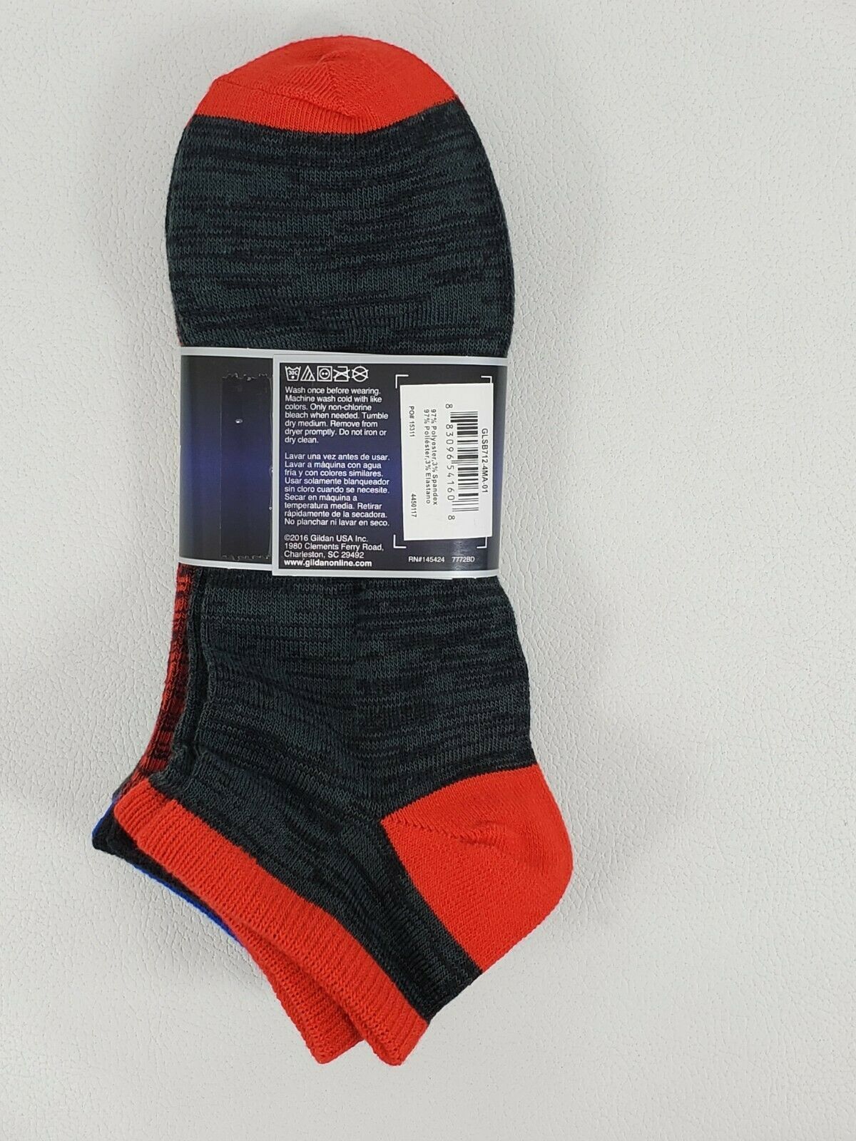 Gildan Smart Basics Men's No Show Socks Sz and similar items