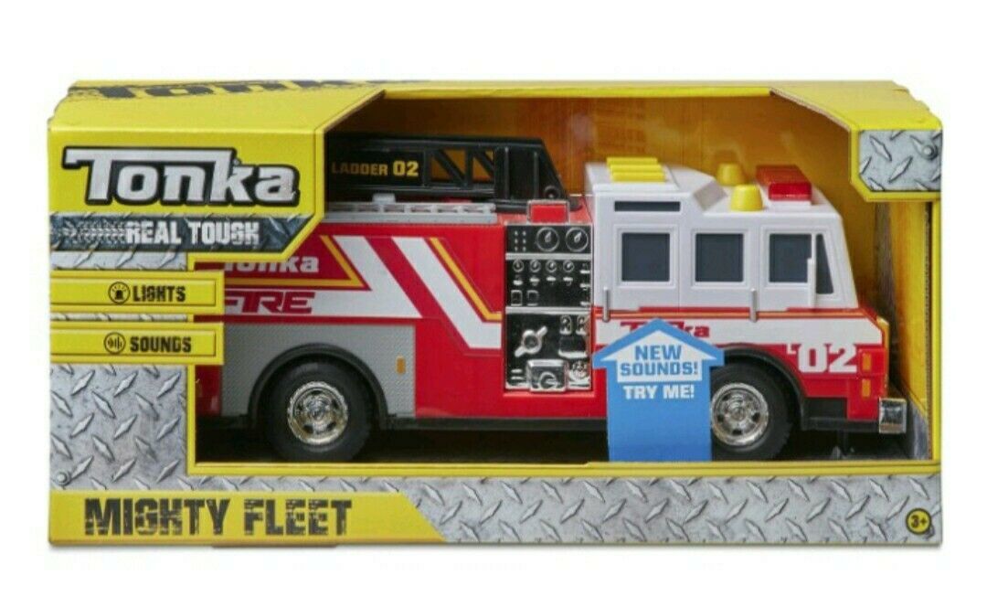 Tonka Mighty Fleet Fire Department Fire Truck With Lights And Sound ...