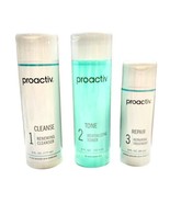 Authentic ! Proactiv 3 STEP KIT 90 Day Supply Cleanse Tone Repair Acne F... - $50.97