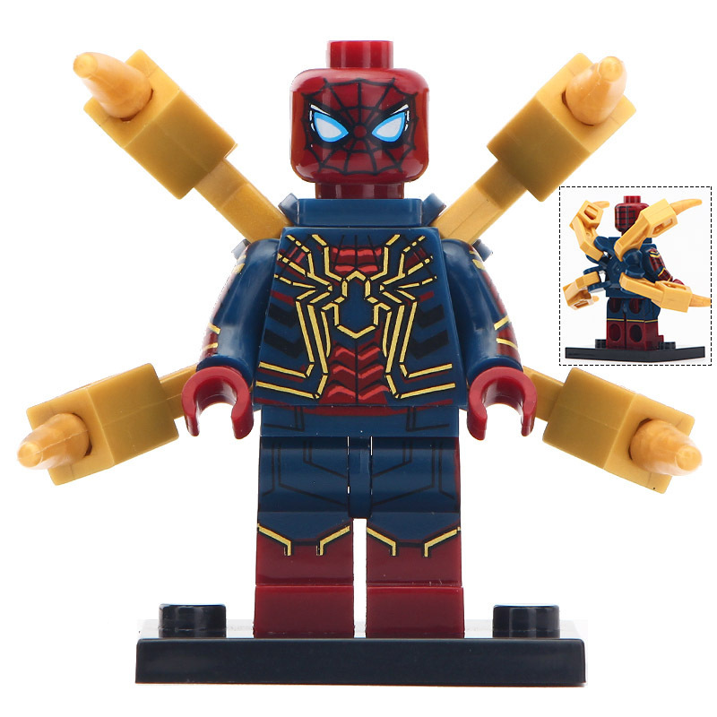 lego black and gold spider man