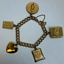 Vintage Avon Presidents Award Gold charm Bracelet 1965 - $24.75