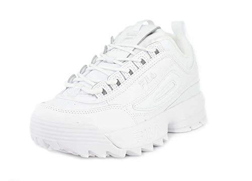 fila disruptor womens core white trainers