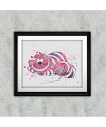 Cheshire Cat Disney Printable Art Prints Poster watercolor Painting Wall... - $2.80