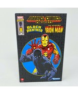 Marvel Legends Retro 3.75 series IRON MAN &amp; BLACK PANTHER action figure ... - $32.17