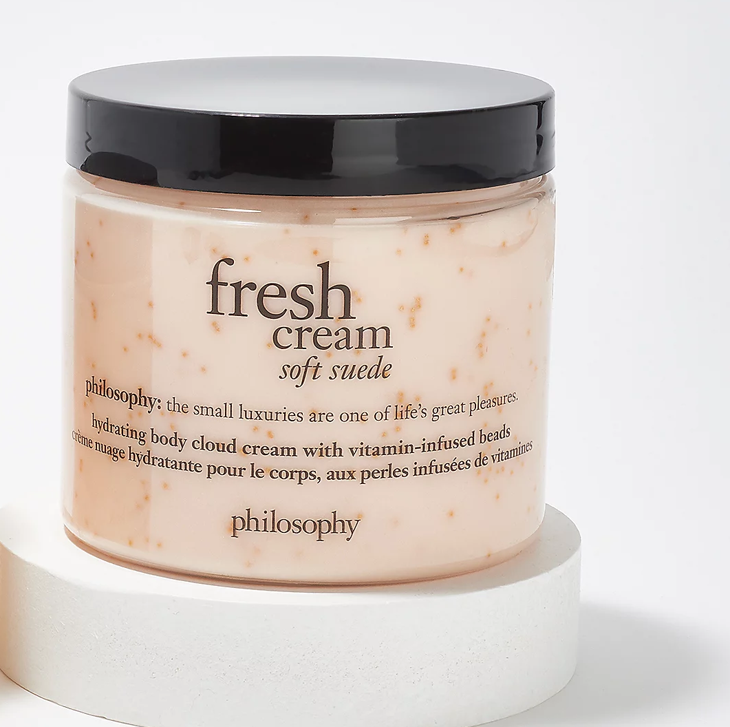 Philosophy Fresh Cream Soft Suede Hydrating Body Cloud Cream, 16 fl oz ...