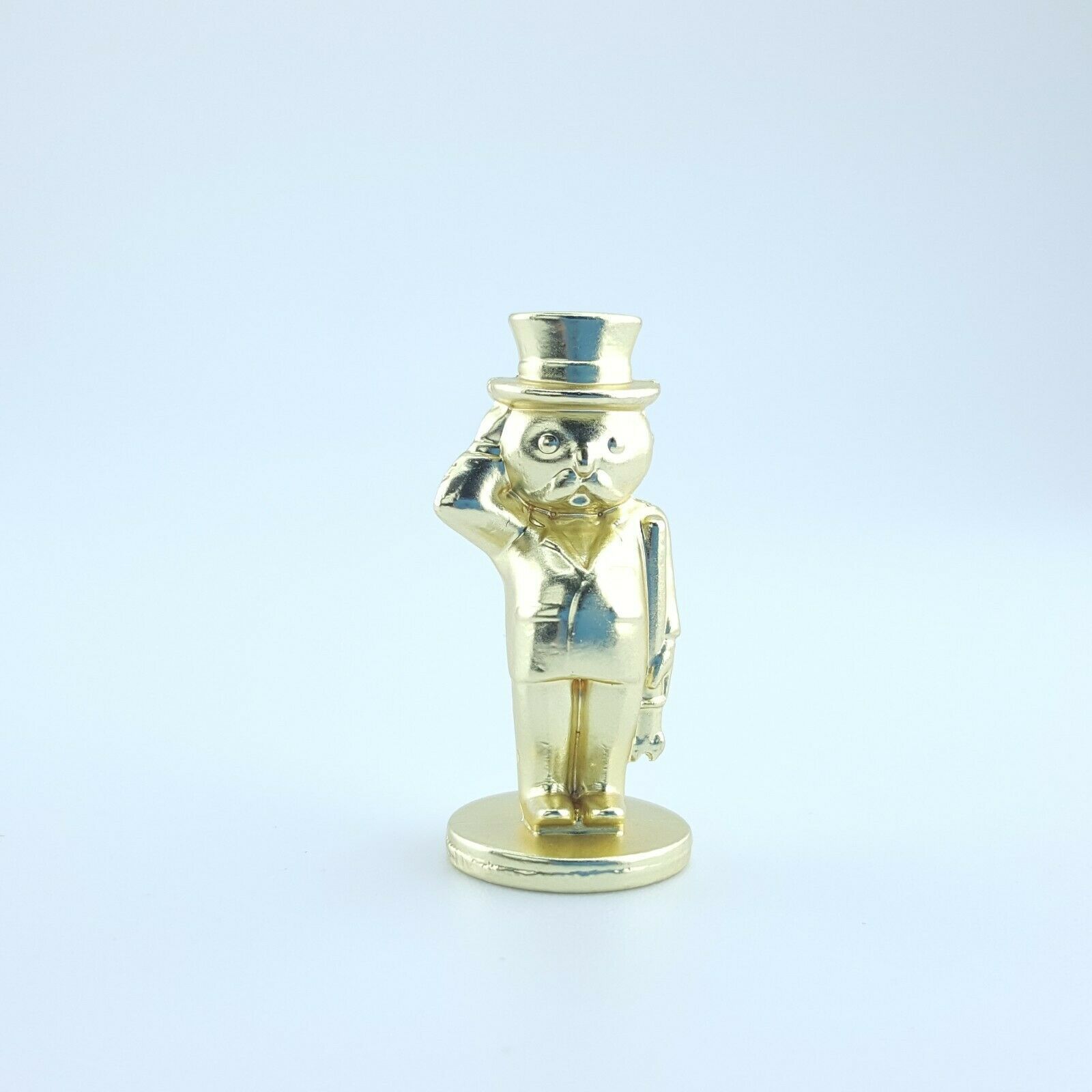 Monopoly Surprise Community Chest Gold Mr. Monopoly Cane Salute Token ...