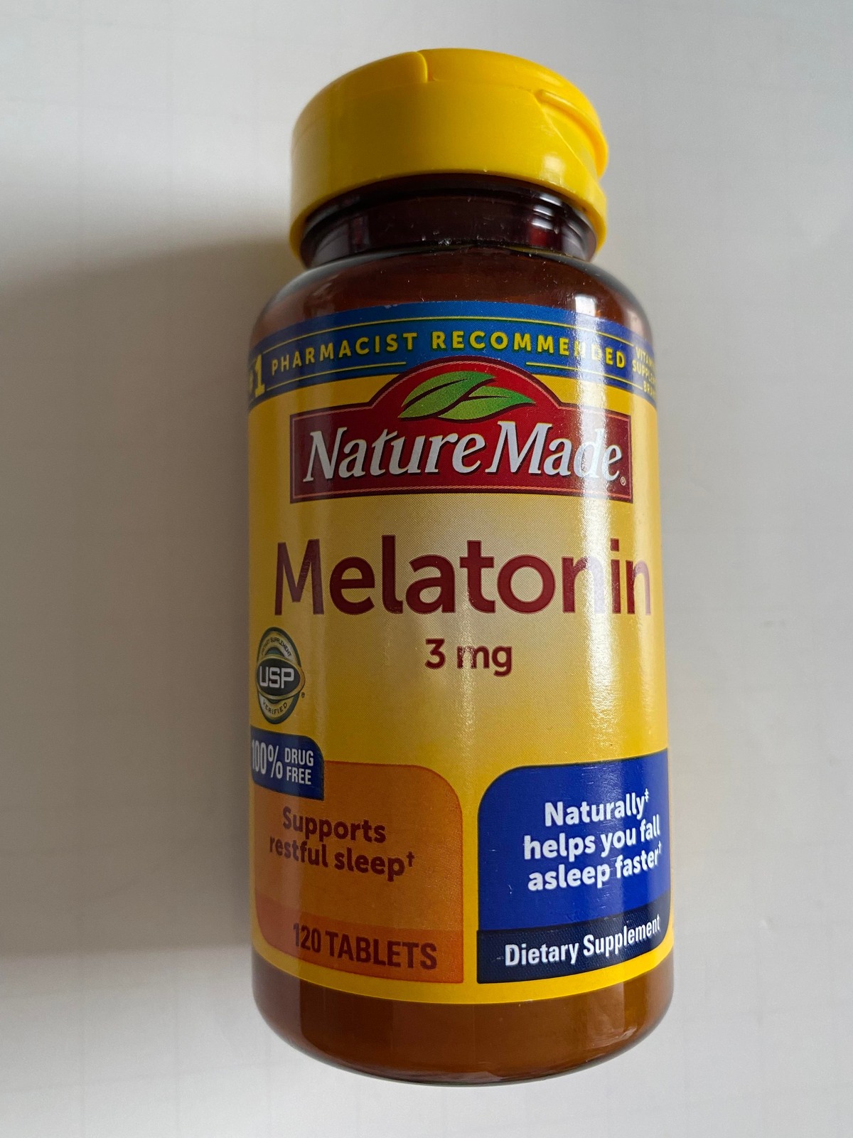 Primary image for Nature Made Melatonin 3mg supports restful sleep ( 120 tablets ) Dietary supplem