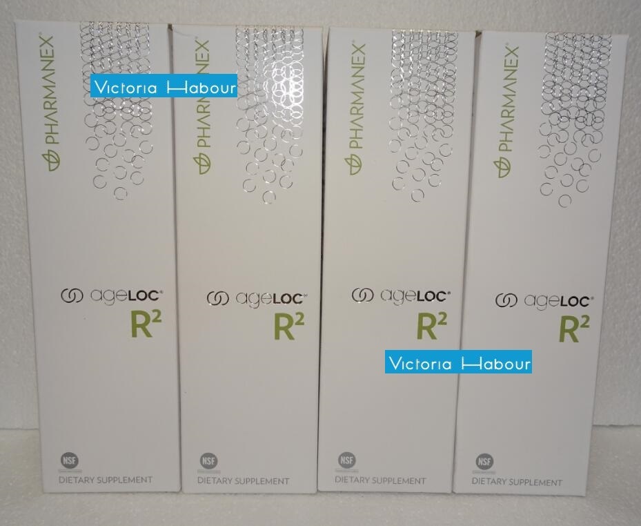 Four pack: Nu Skin Nuskin Pharmanex ageLOC R2, Day and Night 30 Days Supply x4
