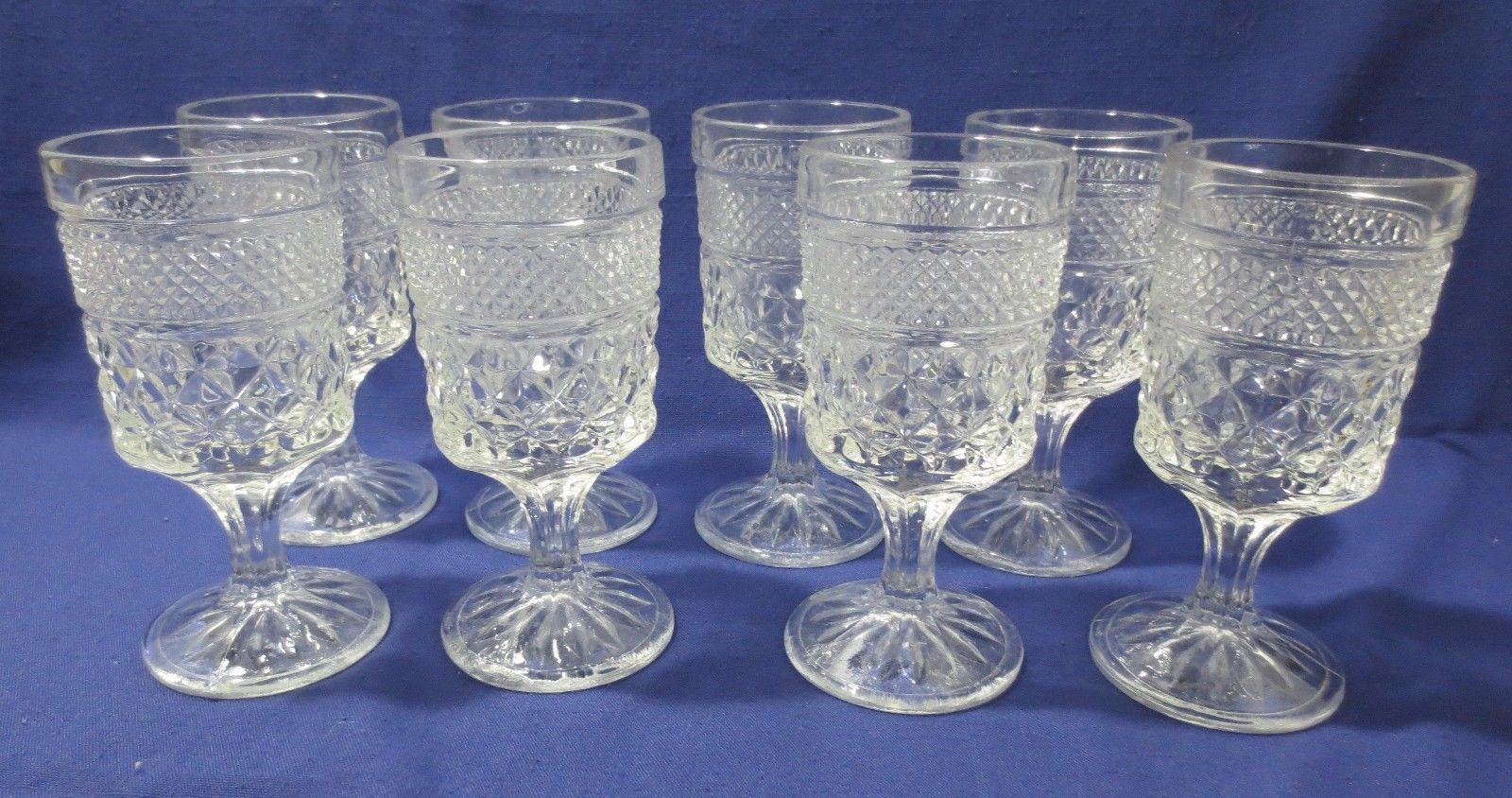 Stemmed Glass Claret//Wine Wexford Anchor Hocking Crystal