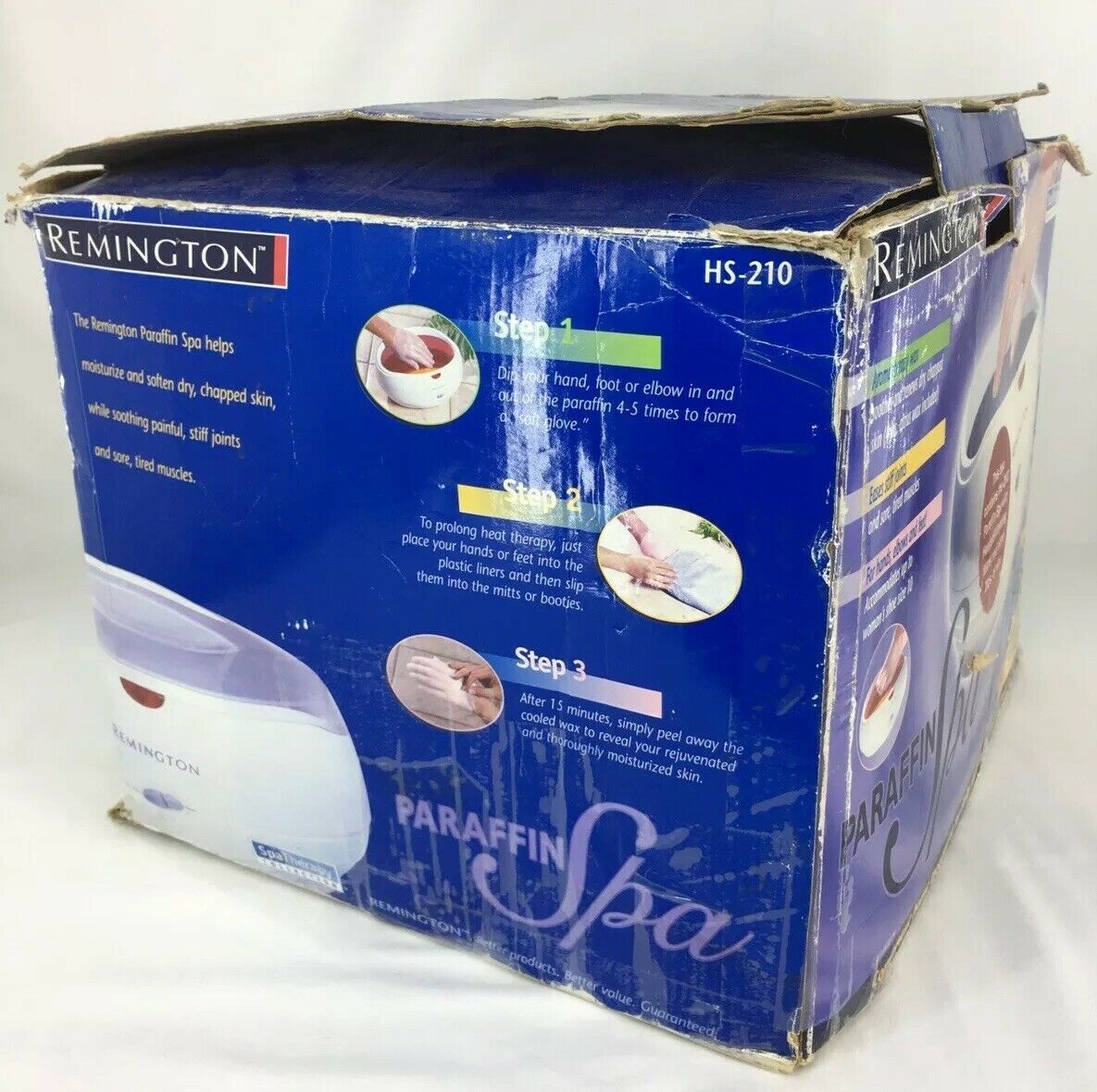 Remington Paraffin Spa Therapy HS210 w/Bonus Pack Wax/Heated