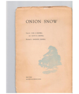 Onion Snow - Poems by Carl S. and Cloyd M. Criswell  1942 - $18.00