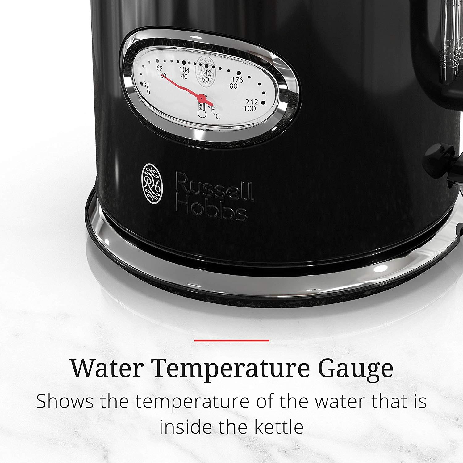 1.7L Premium Stainless Steel Electric Kettle Water Temperature Gauge