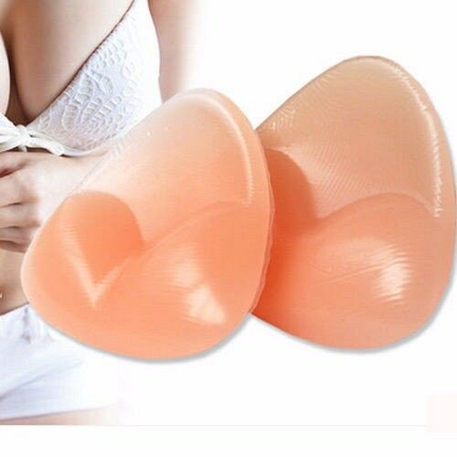 1Pair Women Silicone Gel Bra Insert Pads Breast uplift Enhancer Push Up