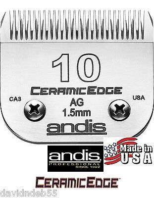 Andis Ceramic Edge 10 BLADE*Fit AG,AGC,DBLC,SMC,MBG Oster A5,A6 Wahl KM Clipper
