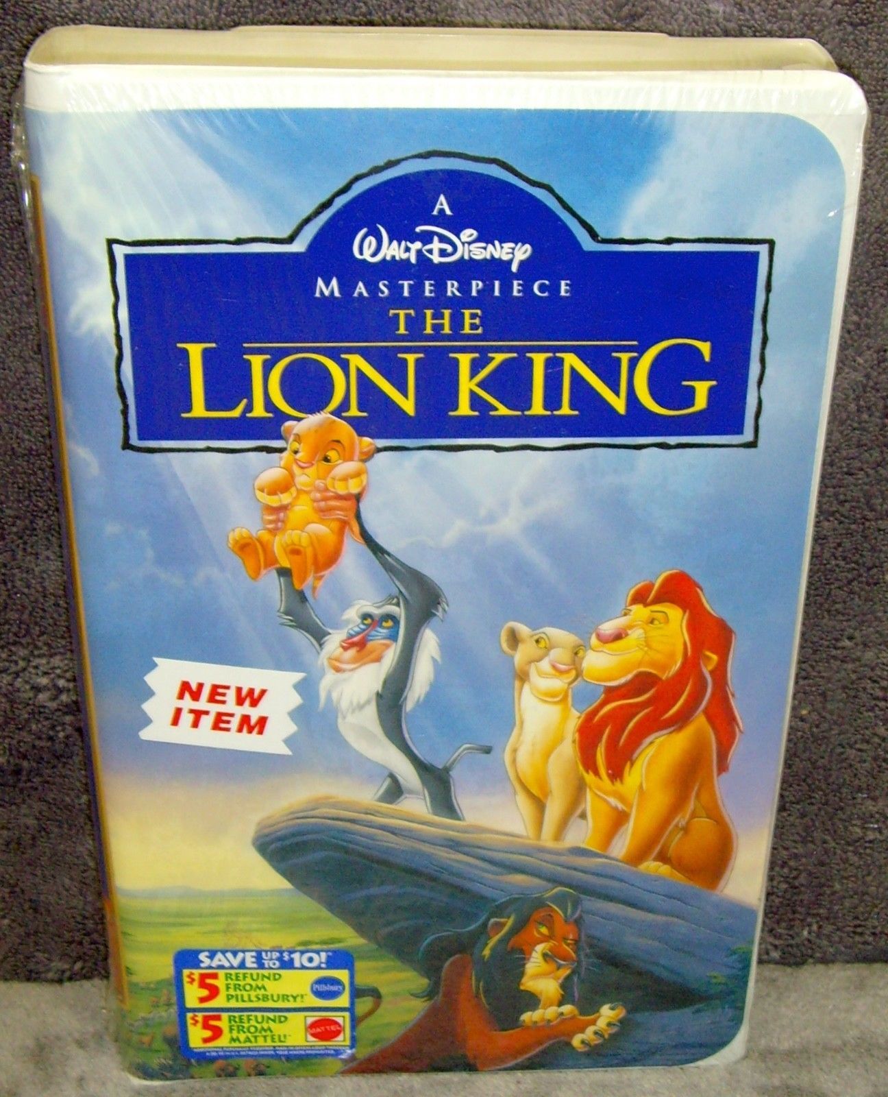 Disney•The Lion King (VHS, 1995 Masterpiece Collection) Brand New ...