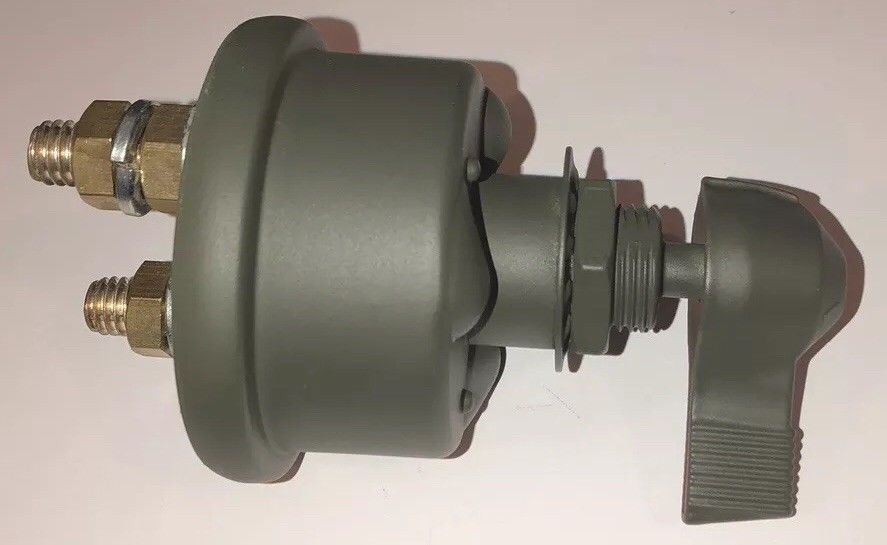 24V MILITARY HUMVEE M998 MASTER BATTERY KILL SWITCH GREEN STEEL BODY