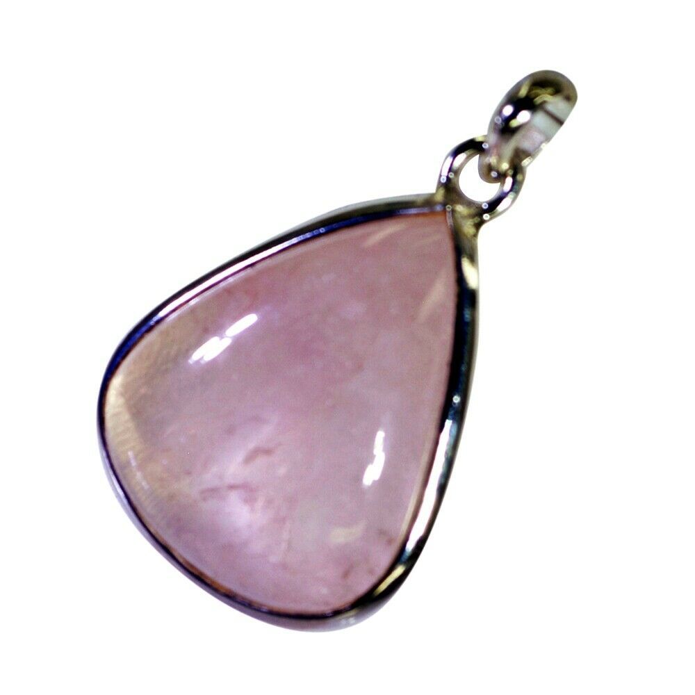 real rose quartz necklace