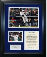 Framed Aaron Judge 60th Home Run Facsimile Engraved Auto Yankees 12&quot;x15&quot;... - $59.99