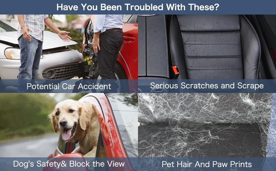 Dog Car Barrier for SUVs Adjustable Large Pet SUV Barriers HeavyDuty