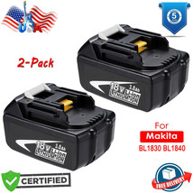 2 Pack For Makita Bl1840 Bl1830 Tool Batteries 18V 3.0Ah Lxt Lithium-Ion Battery - $52.99