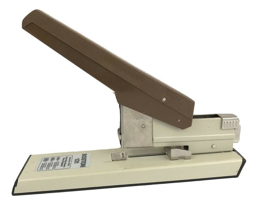 Vintage BOSTON 131 Heavy Duty Commercial Stapler 100 Sheet Capacity