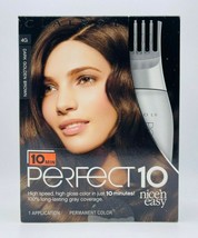 Clairol Perfect 10 DARK GOLDEN BROWN 4G Nice&#39;n Easy New Sealed Free Ship... - $24.99