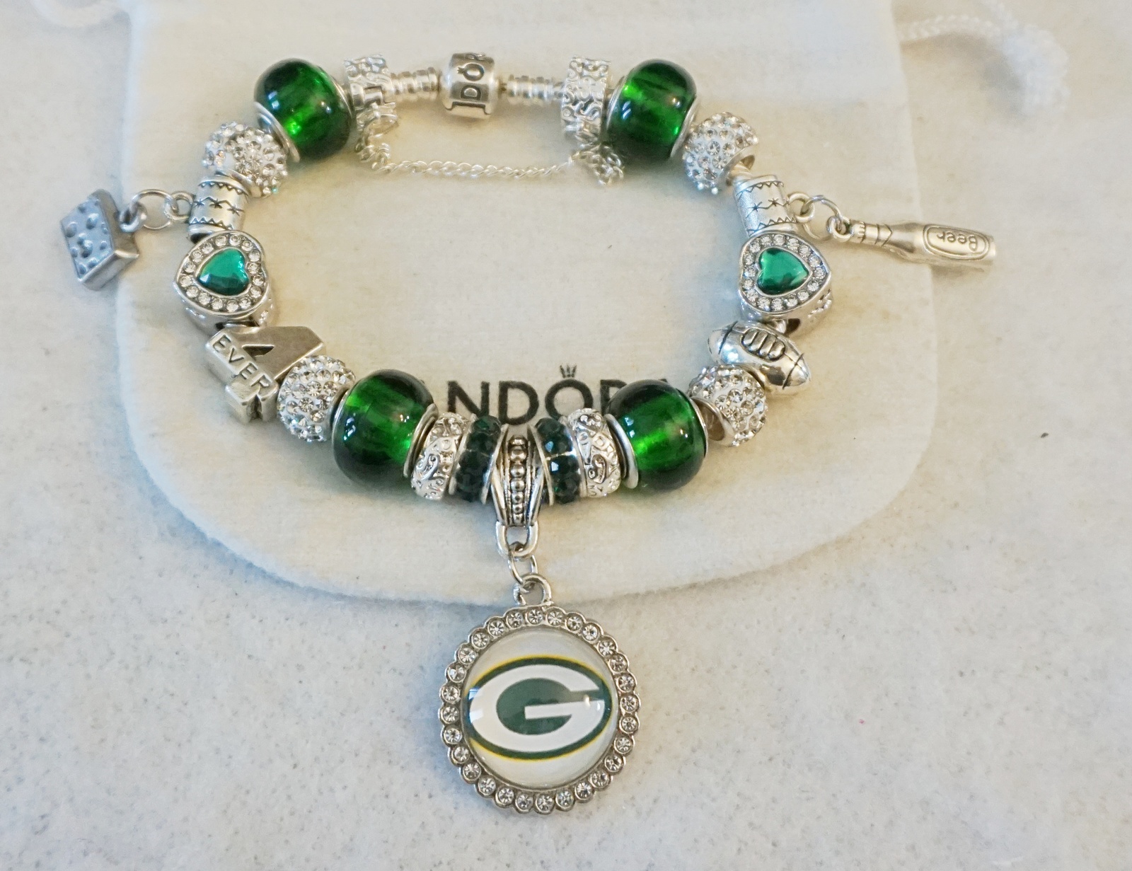 Sassy Packers  - Authentic Pandora Bracelet