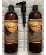 2 Wen Summer Mango Coconut Cleansing Conditioners 32oz Each With Pump Ne... - $188.08