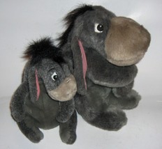TWO vintage lay flat/sitting  Eeyore's - gray plush - Walt Disney World -( pooh) - $22.00