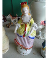 RARE BIG Occupied Japan Victorian Woman Figurine - $45.54