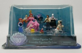 Disney The Little Mermaid 30 Years Deluxe Figurine Set Cake Topper New i... - $49.38