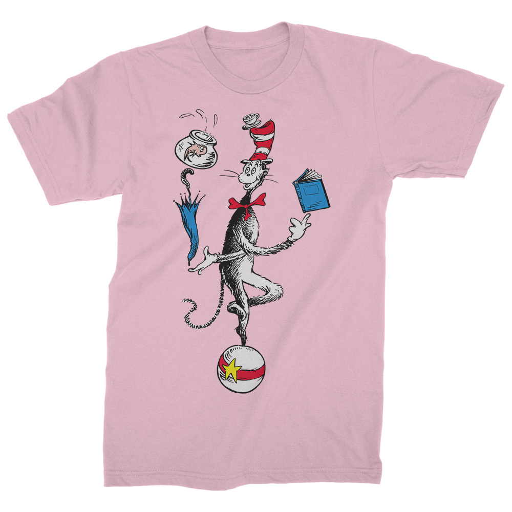 The Cat in the Hat Balancing Act - Dr Seuss - Dr Seuss T-Shirt - T ...