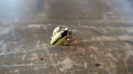 Vintage Yellow Beetle Lapel Pin 1.4cm - $9.89