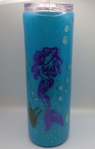 Ready To Ship - Sexy Mermaid 20 oz Stainless Steel Glitter Tumbler Resin... - $43.00