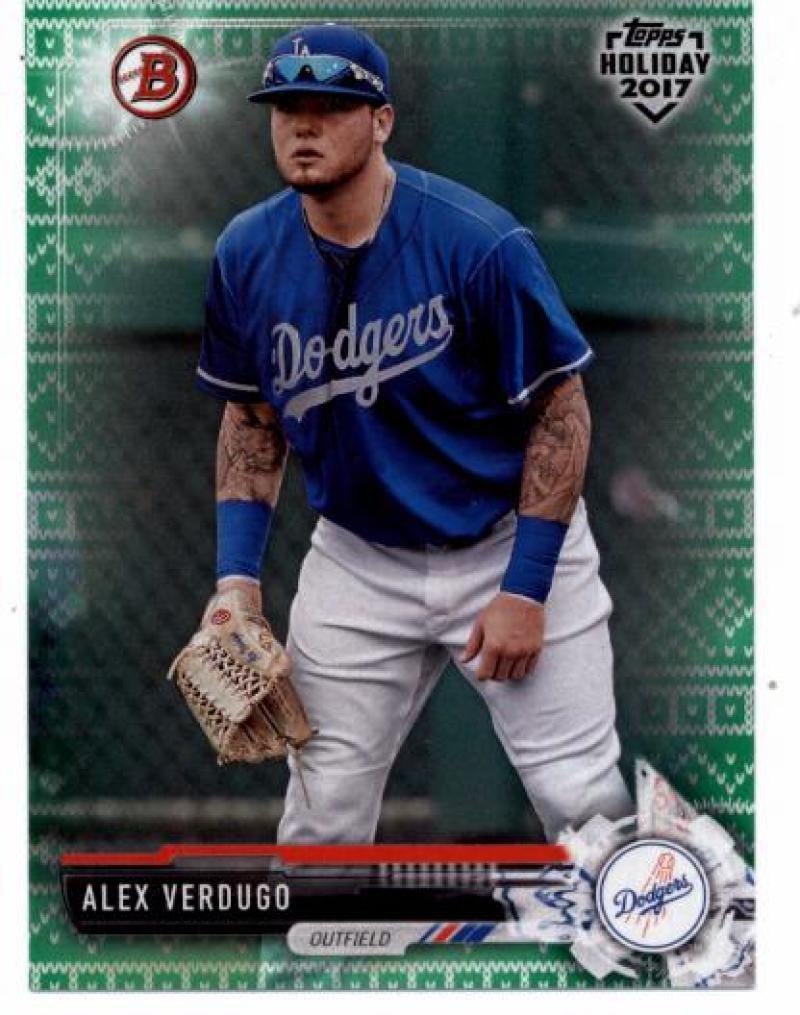 Primary image for 2017 Bowman Holiday Green Holiday Sweater #TH-AV Alex Verdugo NM-MT /99 Dodgers