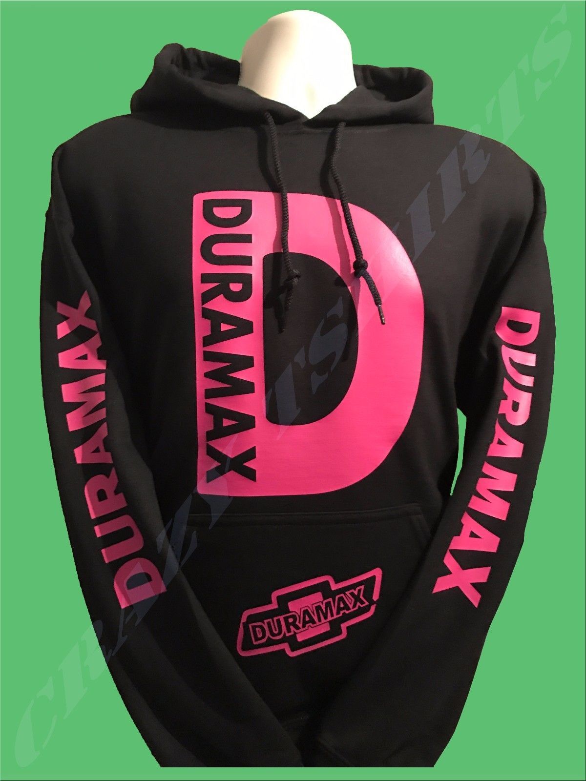 NEW DURAMAX Pink Logo Sweatshirt Great Quality Limited Quantity