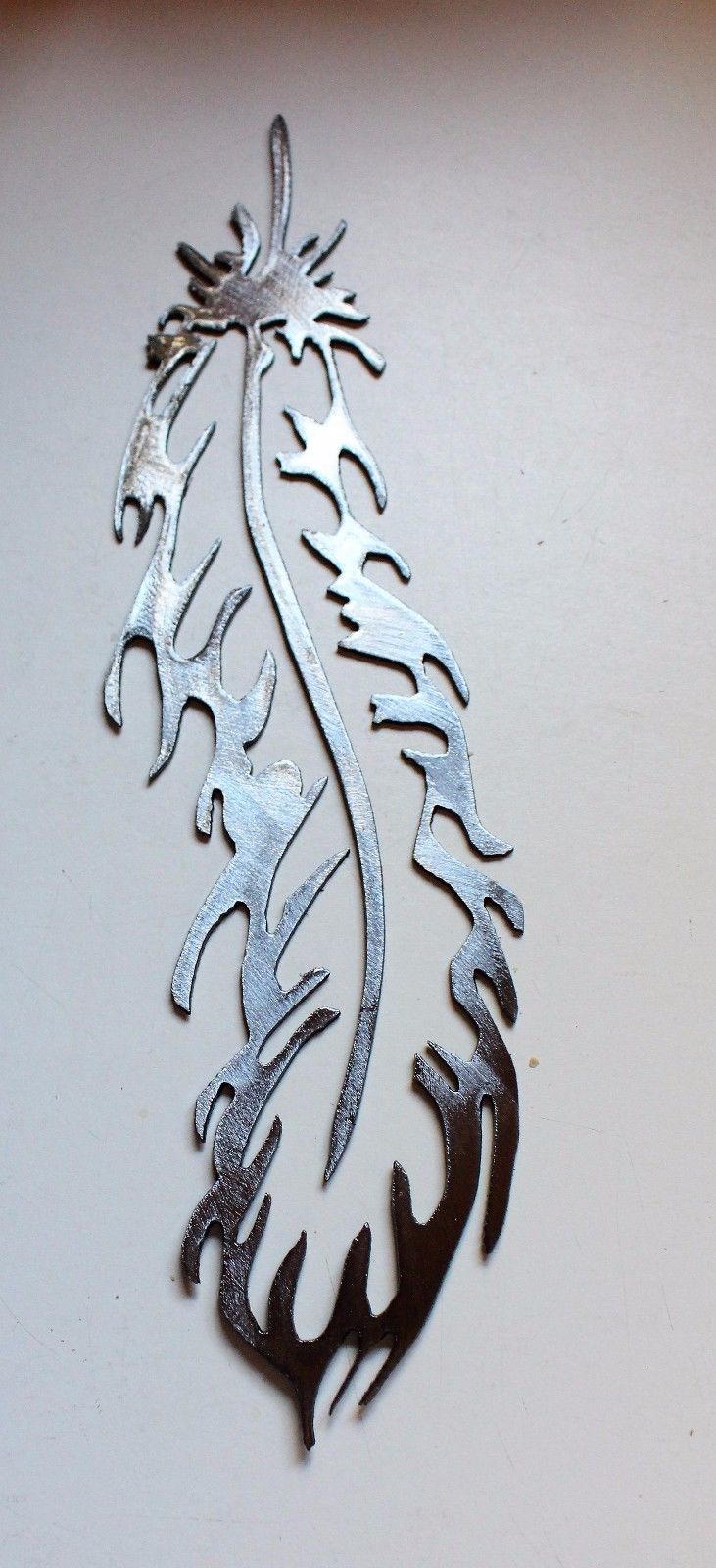 Mountain  Peaks Outline Metal Wall Art Accent Copper/Bronze   17 1/2" x 4 1/2" 