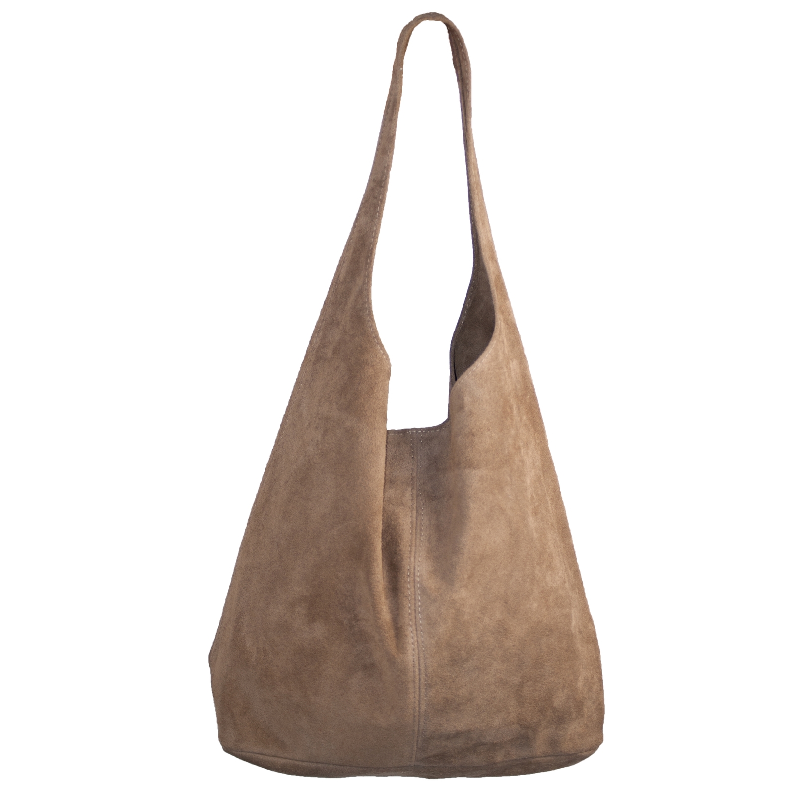 Suede Hobo Bags Handbag Shoulder Bag Slouch Italian Leather Women 9