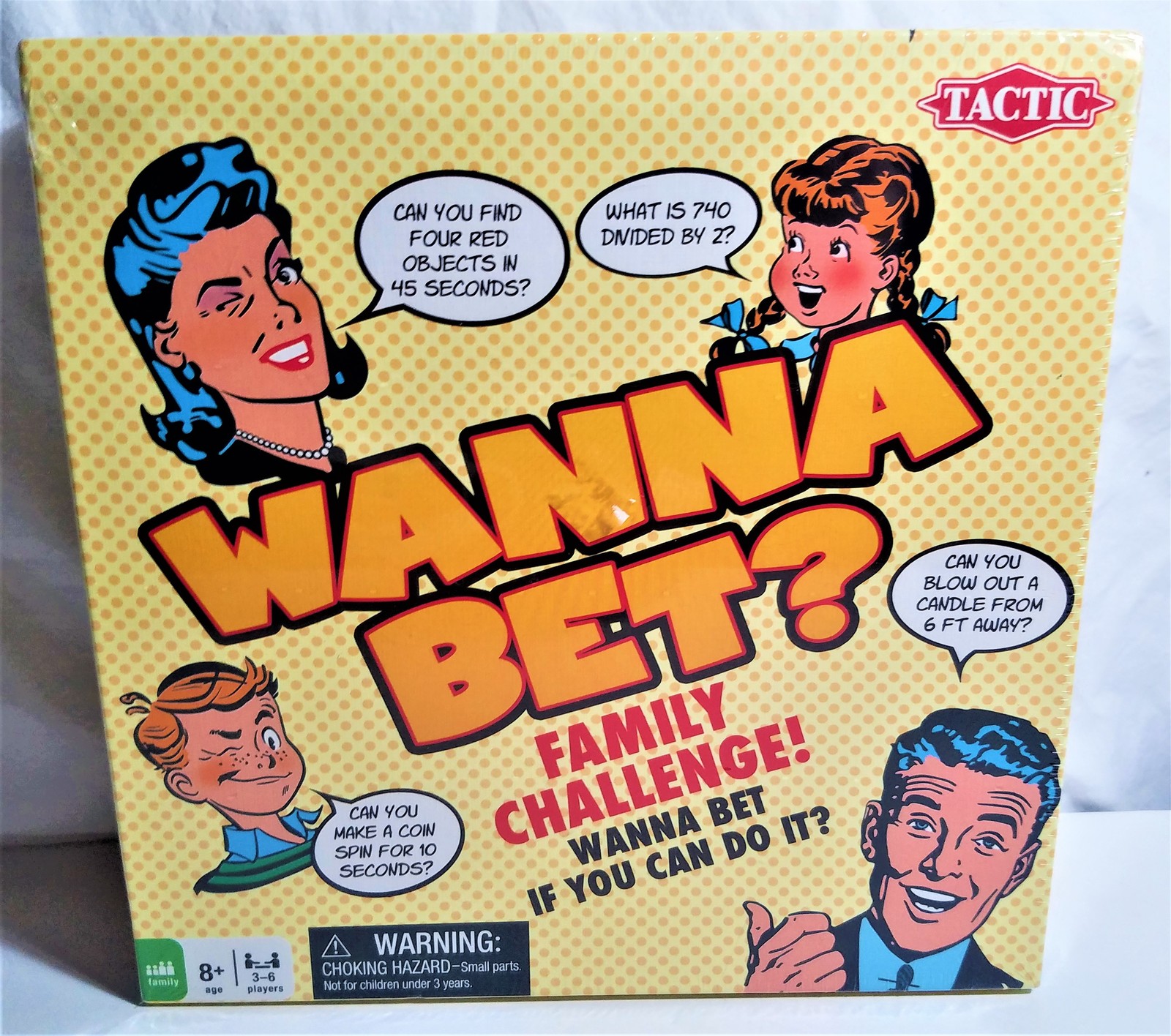 Wanna Bet Family Challenge Game NIP Sealed - Contemporary Manufacture