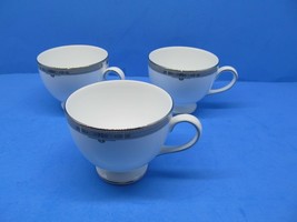 Wedgwood Amherst Bone China Leigh Shaped Cups Set Of 3 Cups Made In Engl... - $28.42