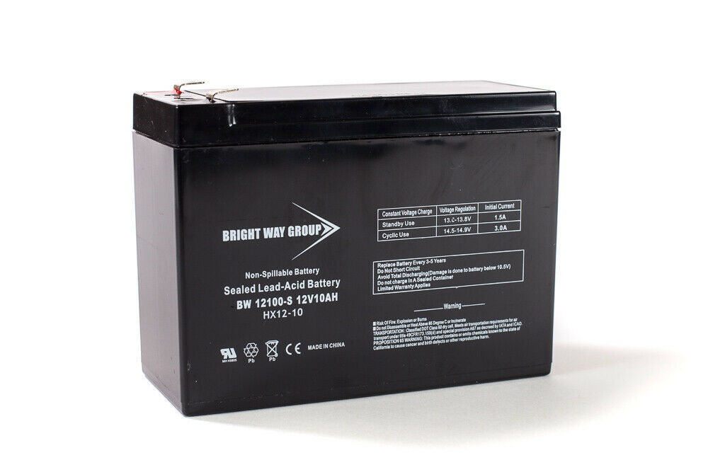 PS-12100 Power Sonic (12V 10AH) Battery by Bright Way Group ...